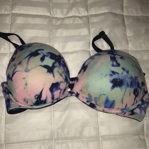 Pink Tie Die Wear Everywhere Super Push Up 34C